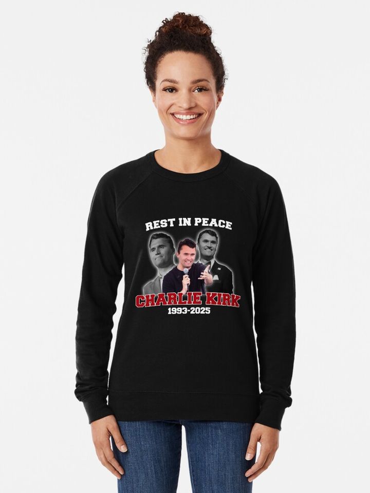 Charlie Kirk Legacy Tribute Sweatshirt – Respectful Graphic Apparel