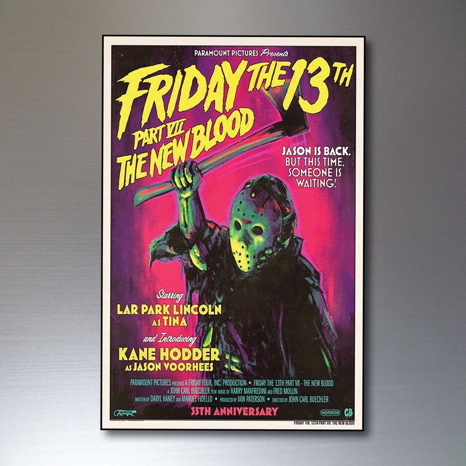 Vintage Classic Horror movie film magnets