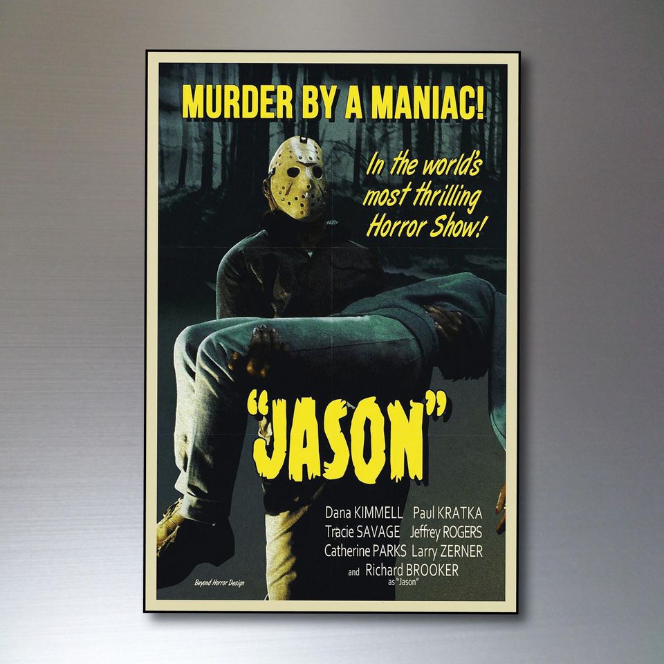 Vintage Classic Horror movie film magnets