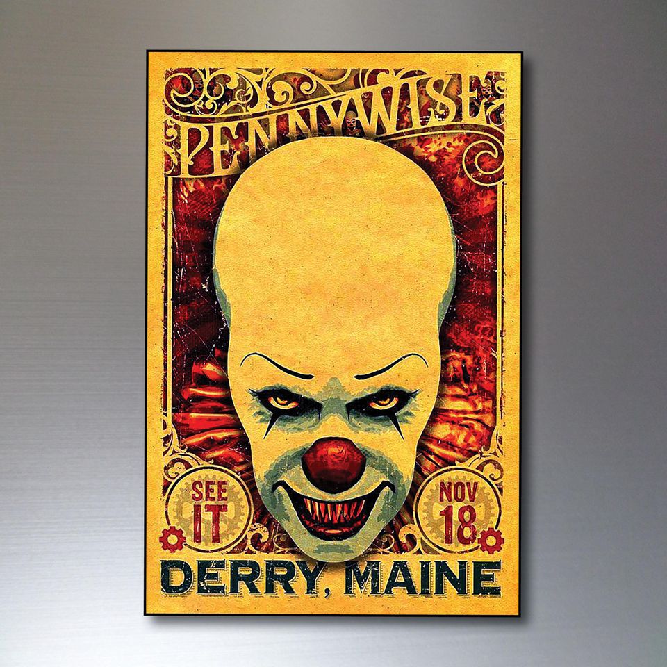 Vintage Classic Horror movie film magnets