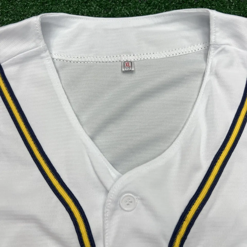 Savannah Bananas Baseball Jersey White #1 Adults