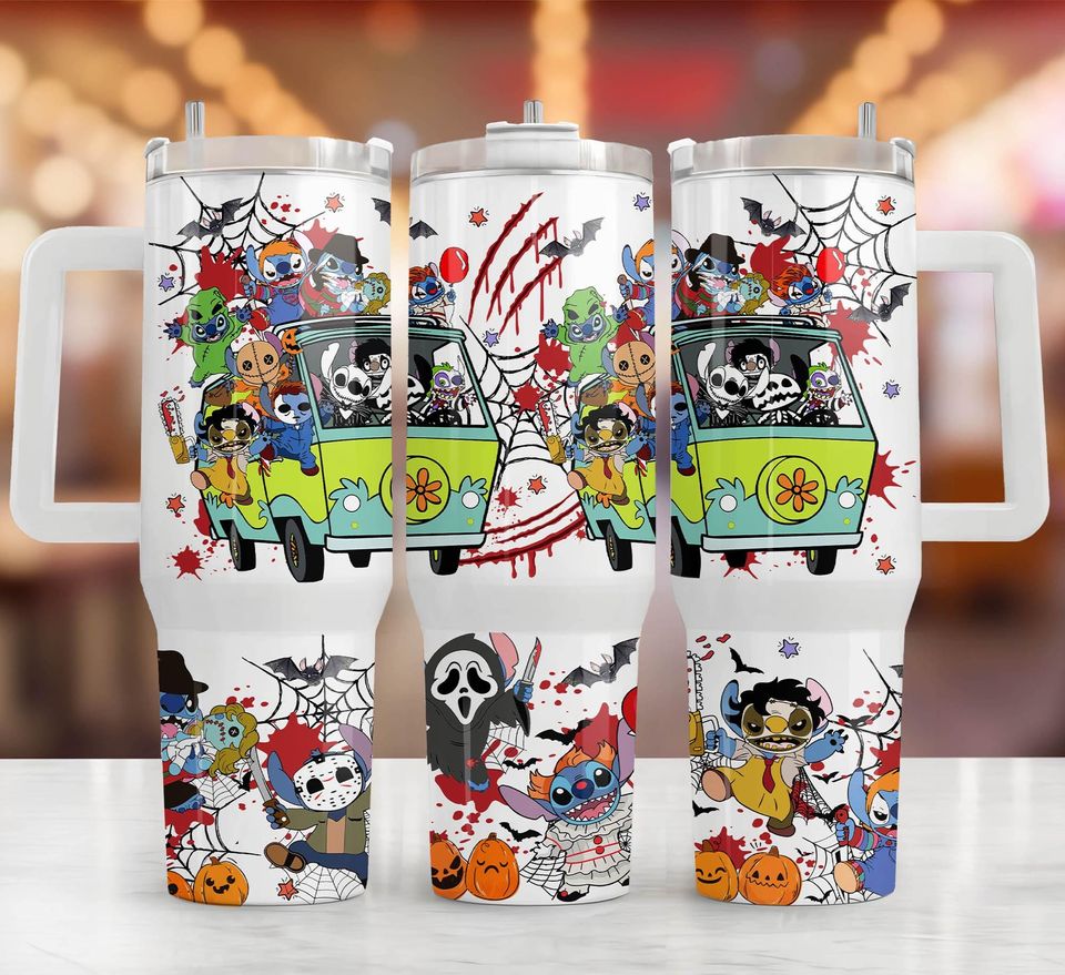 Stitch Horror Tumbler Halloween Tumbler