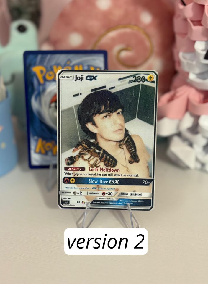 Joji Acrylic Card, Photo Card, Gift For =Fan