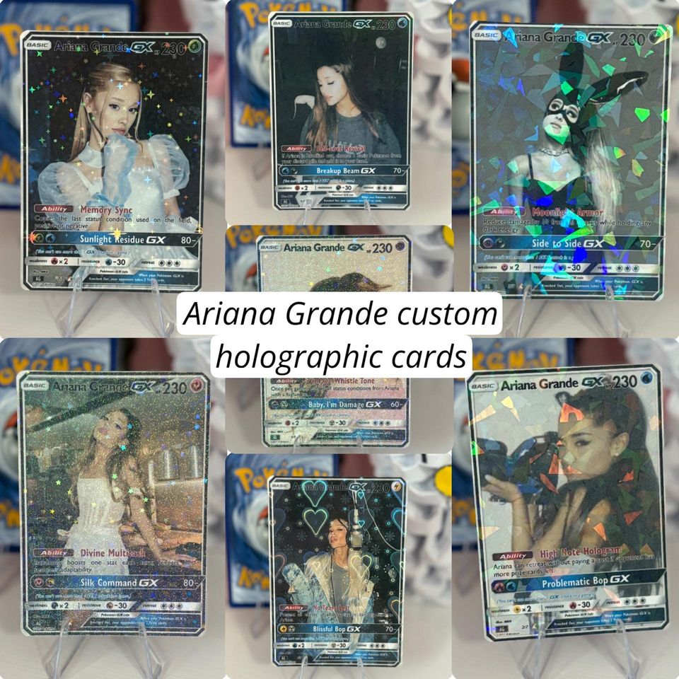 Ariana  Acrylic Card, Photo Card, Gift For Music Fan