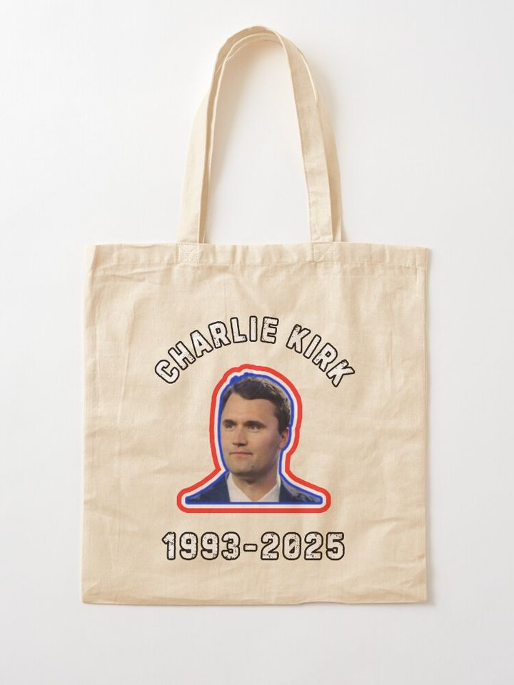 Rip Charlie Kirk Tote Bag