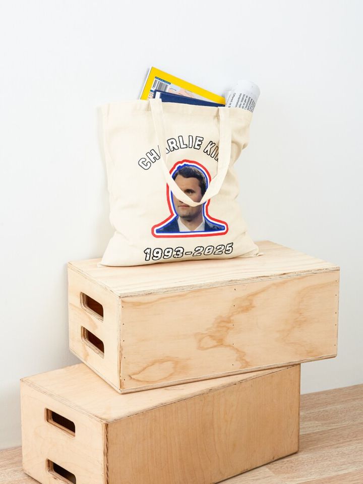 Rip Charlie Kirk Tote Bag