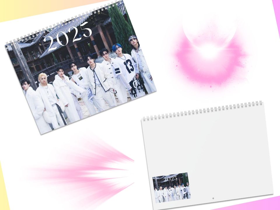 SKZ Wall Calendar 2025: Kpop Stay Gift, SKZOO Merchandise