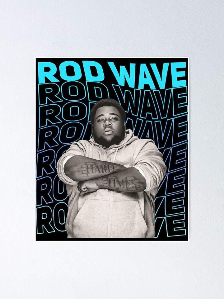 Rod Wave Poster Wall Art for Rapper Music Lovers
