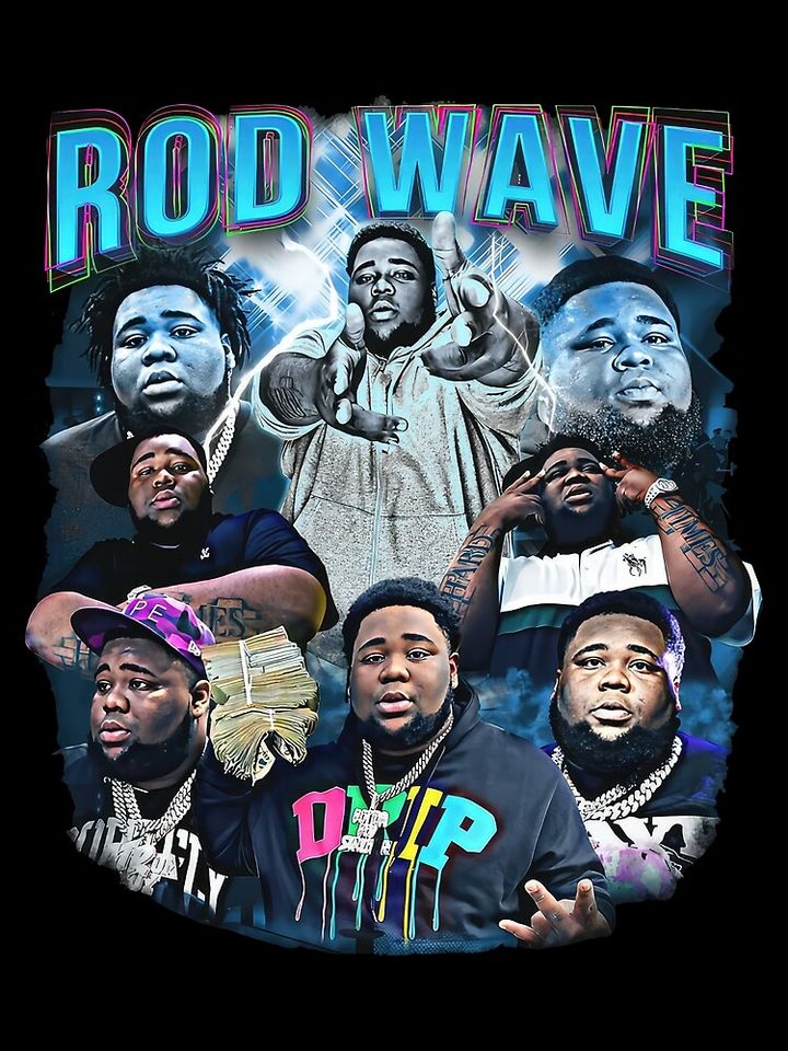 Rod Wave Poster Hip Hop Wall Art for Modern Spaces
