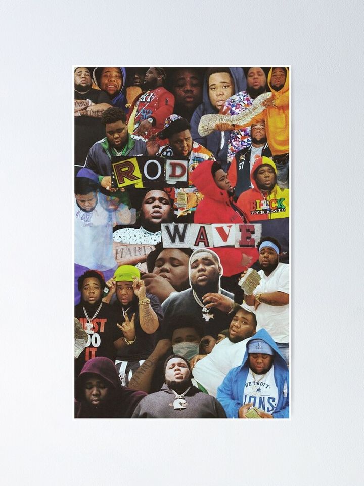 Rod Wave Poster Unique Music Print for Living Room