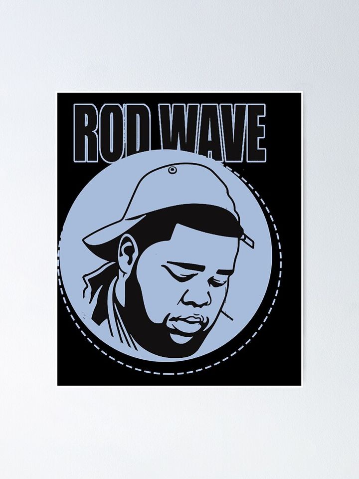 Rod Wave Poster Bedroom Art Print for Music Fans