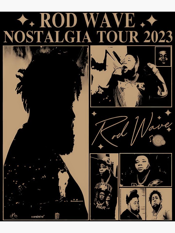 Rod Wave Nostalgia 90s Rap Music  Poster