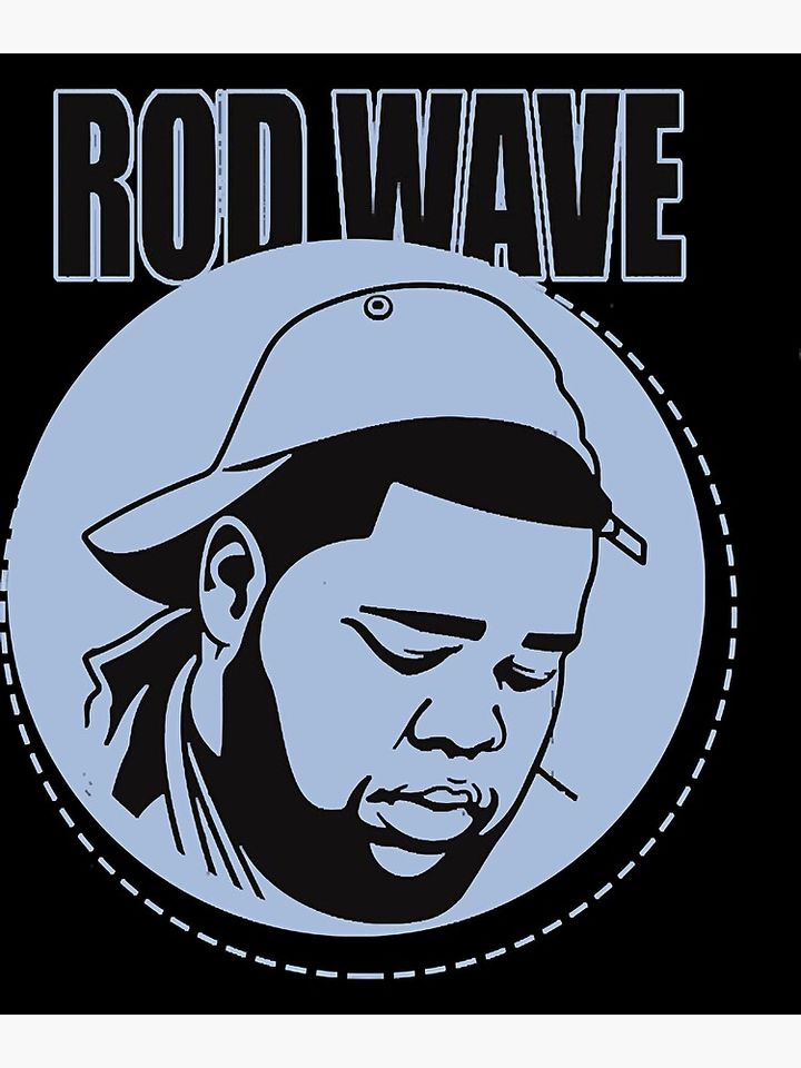 Rod Wave Poster Bedroom Art Print for Music Fans