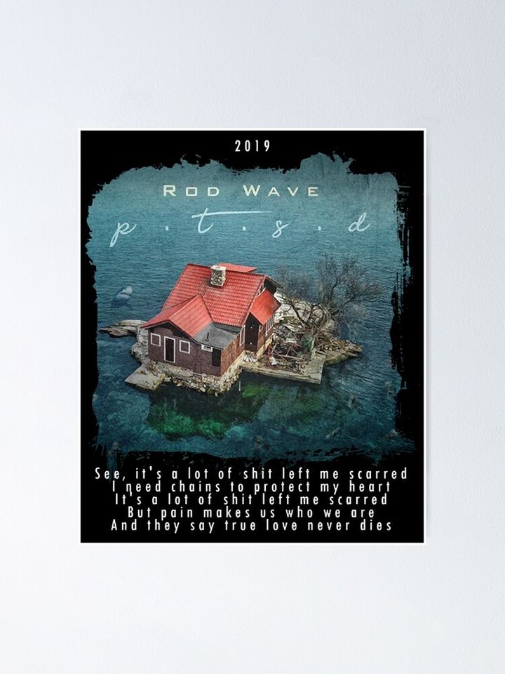 Rod Wave Poster Bedroom Wall Decoration for Fans