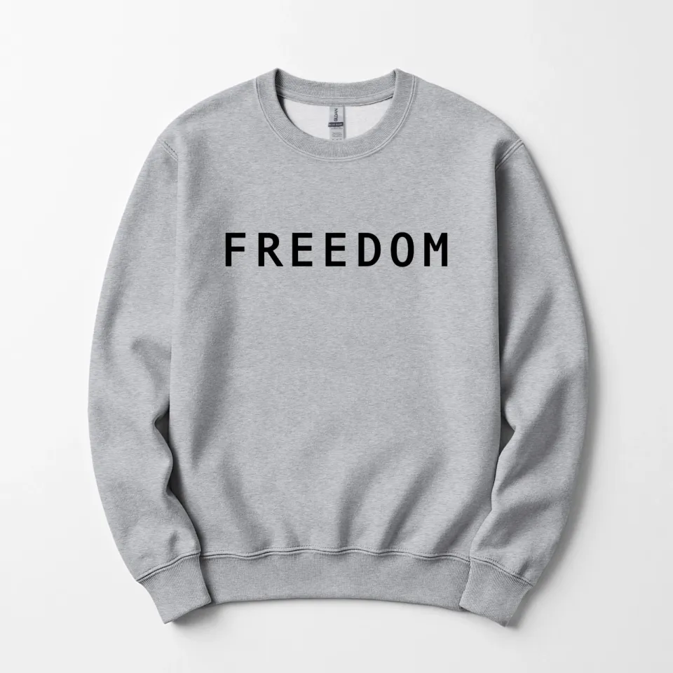 Freedom Charlie Kirk Sweatshirt Unisex Patriotic US Love America