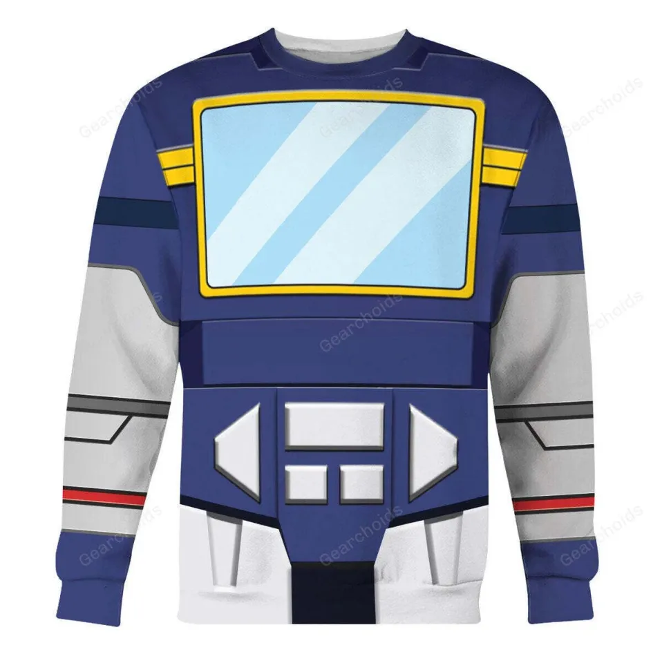 Transformers Soundwave Hoodie and Joggers Set Cosplay Costume