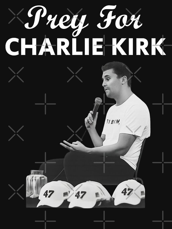 Pray For Charlie Kirk Rest In Peace Support Tribute Pullover Sweatshirt