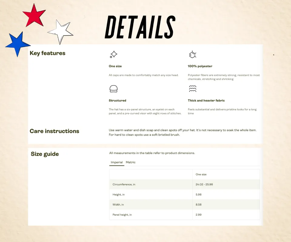 Freedom Hat Trucker Cap with Embroidered Foam Crown