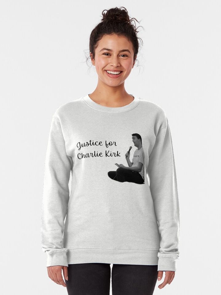 Justice for charlie Kirk - charlie kirk  Pullover Sweatshirt