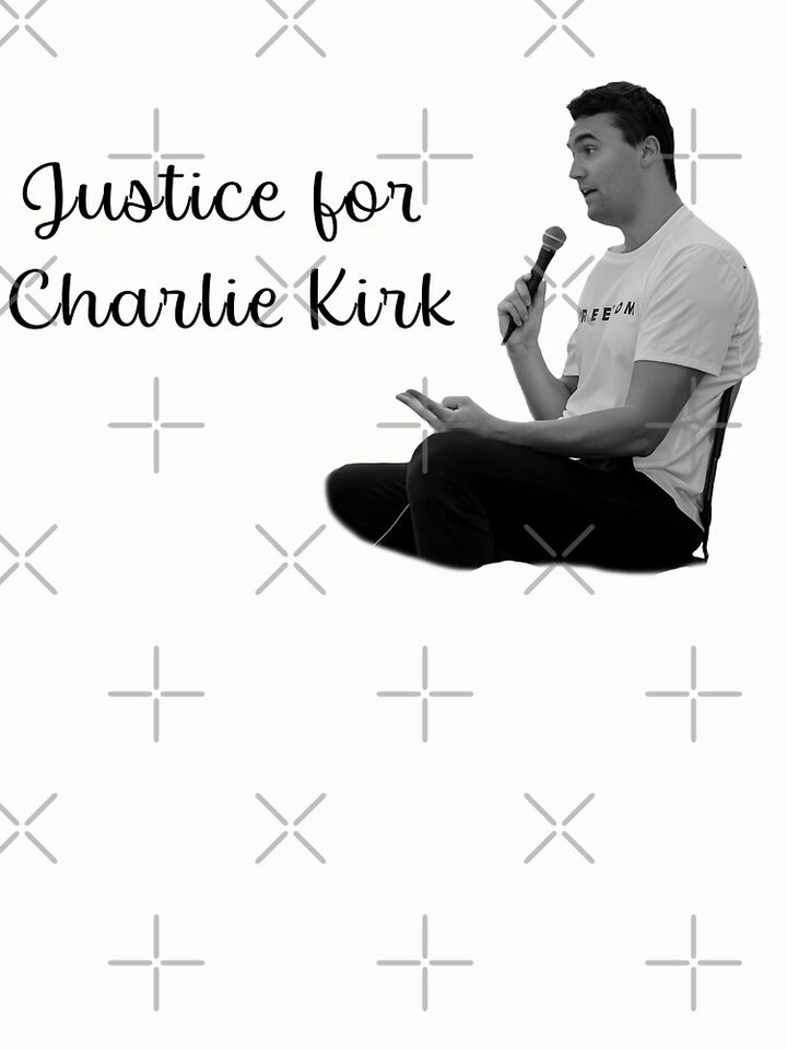 Justice for charlie Kirk - charlie kirk  Pullover Sweatshirt