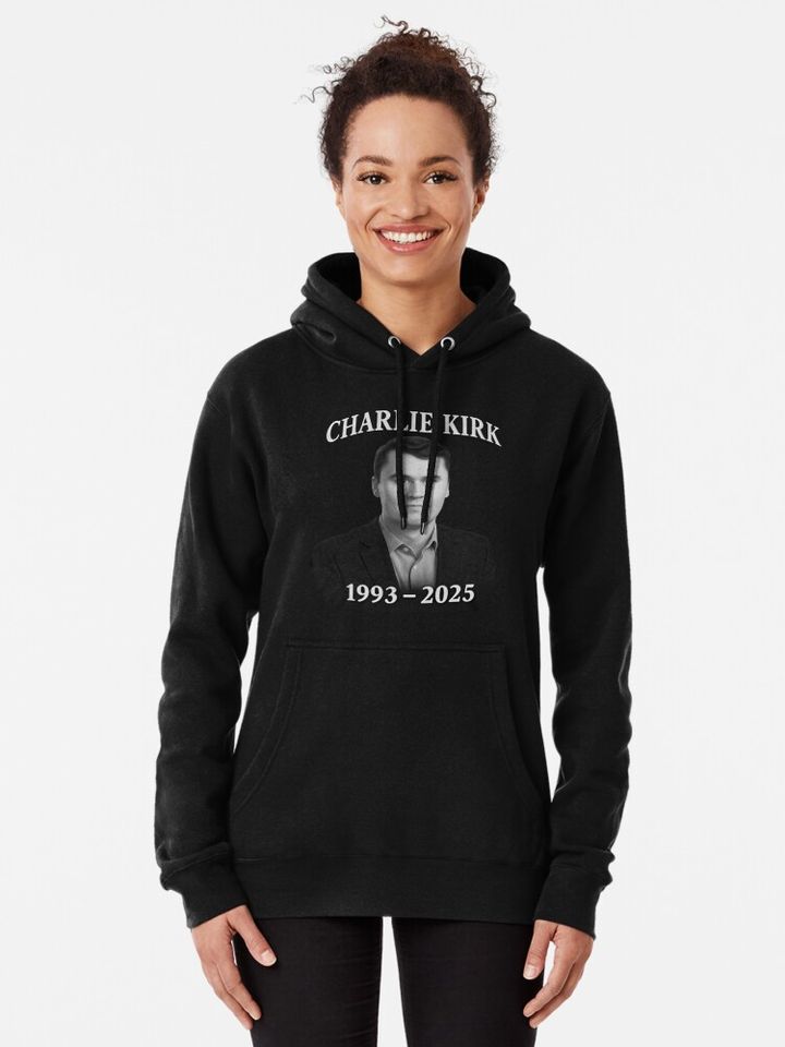 Charlie Kirk Pullover Hoodie