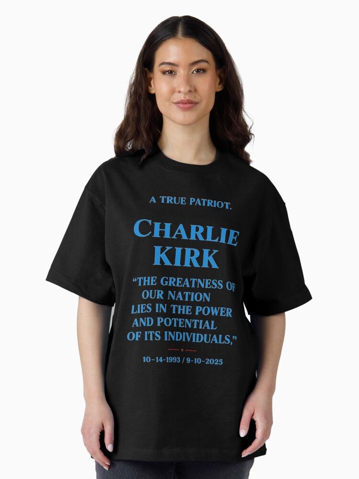 Charlie Kirk Oversized T-Shirt