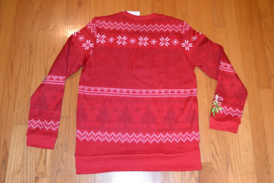 "Where's The Mistletoe?" Ugly Christmas Sweater Mad Engine Women's