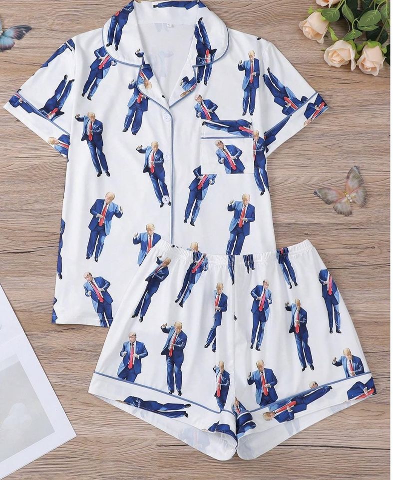 Trump Womens Pajama short set