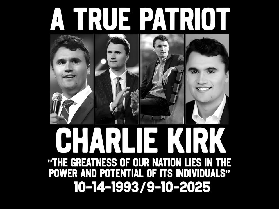Charlie Kirk Yard Sign | A True Patriot Yard Sign | Charlie Kirk Sign | Republican Yard Sign