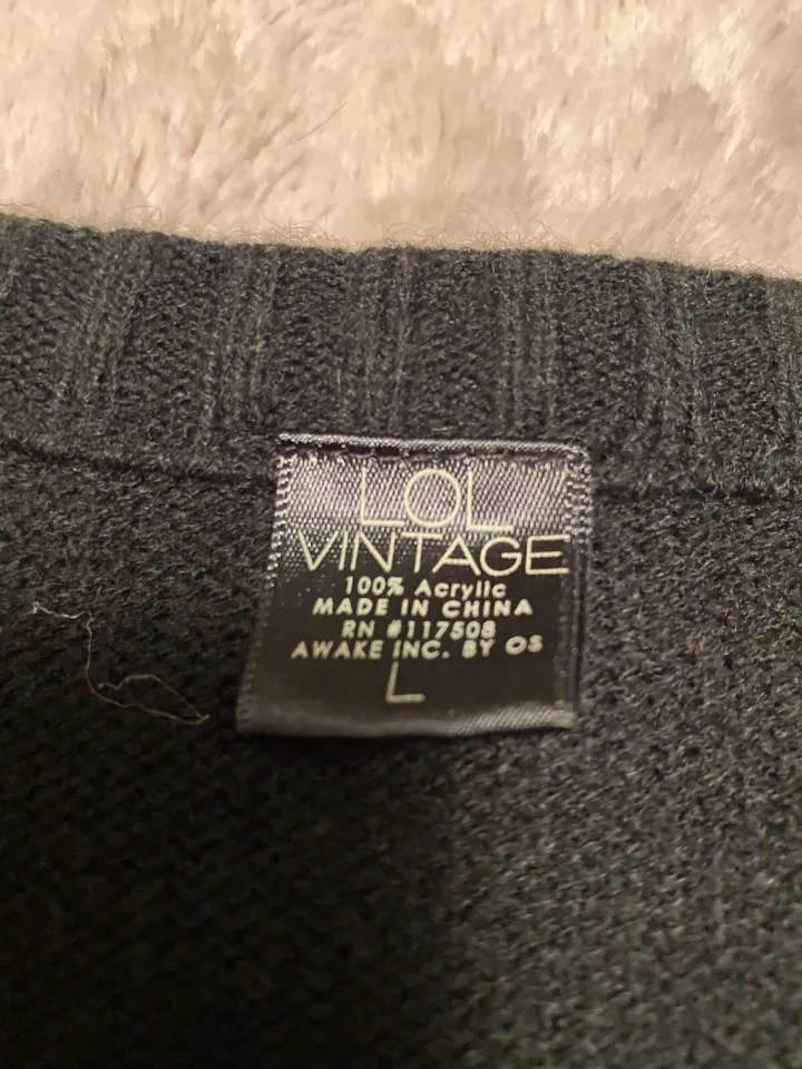 ugly christmas sweater women’s Large Spell Out