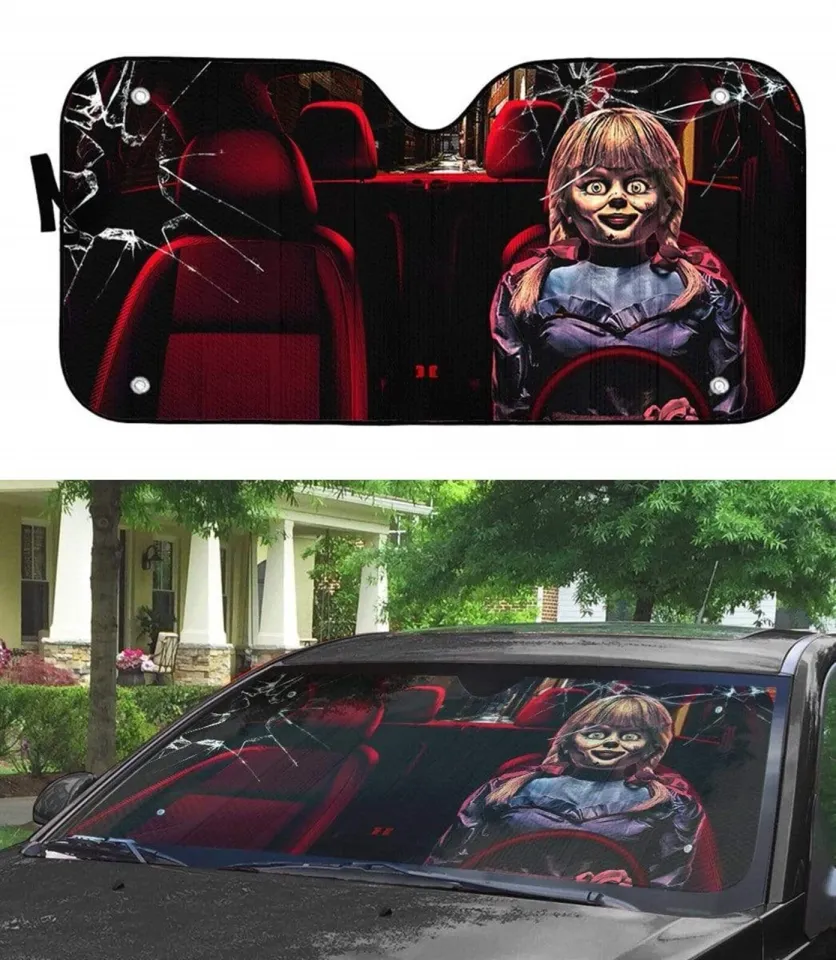 Annabelle Car Sunshade  Annabelle Horror Halloween Movie Car Auto Sunshade Car W