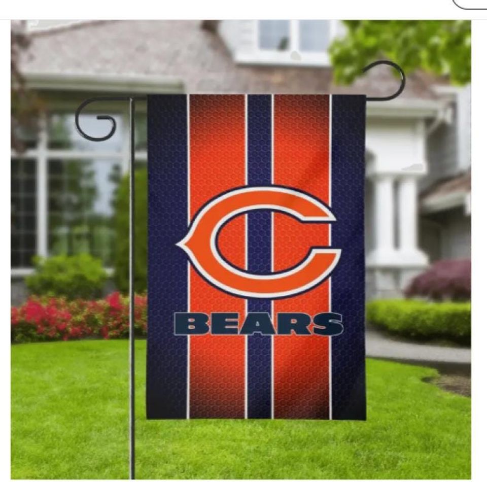 Chicago Bears Football Yard Flag