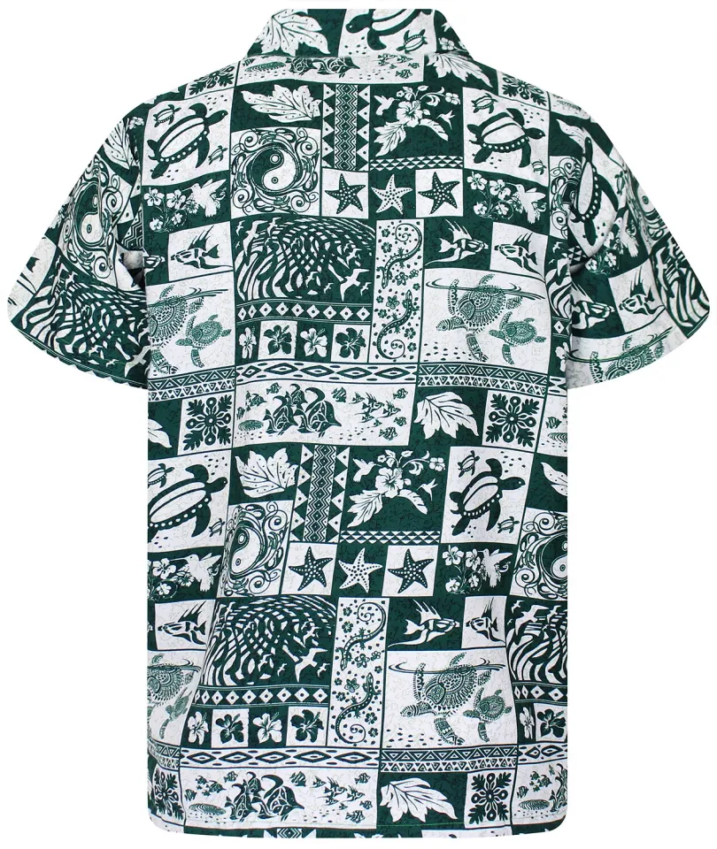 Funky Hawaiian Shirt Puzzle Green