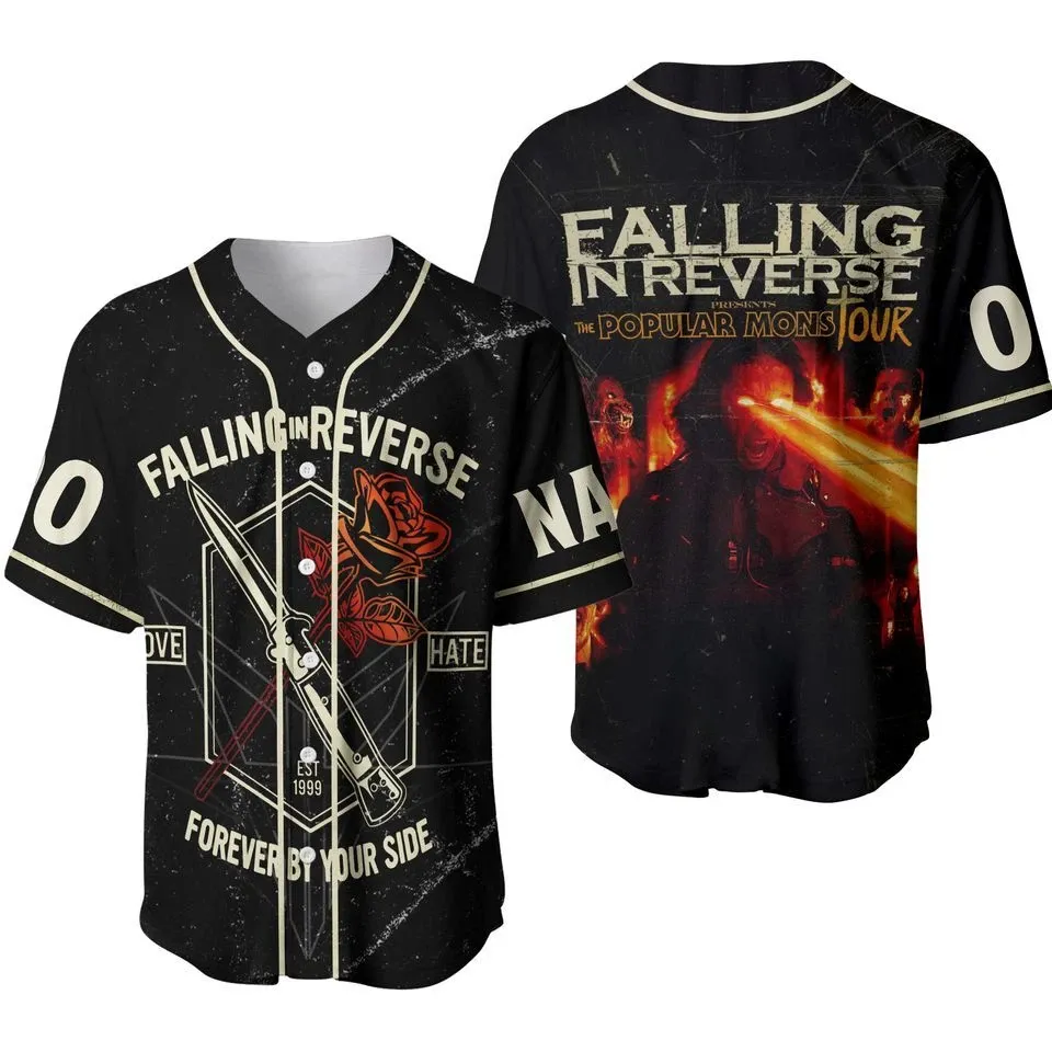Personalized Falling In Reverse Baseball Jersey