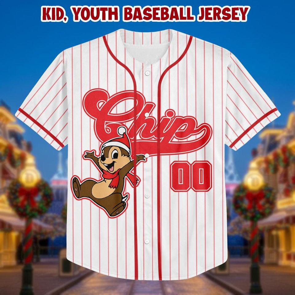 Custom Chip and Dale Christmas Jersey: Personalized Birthday Shirt