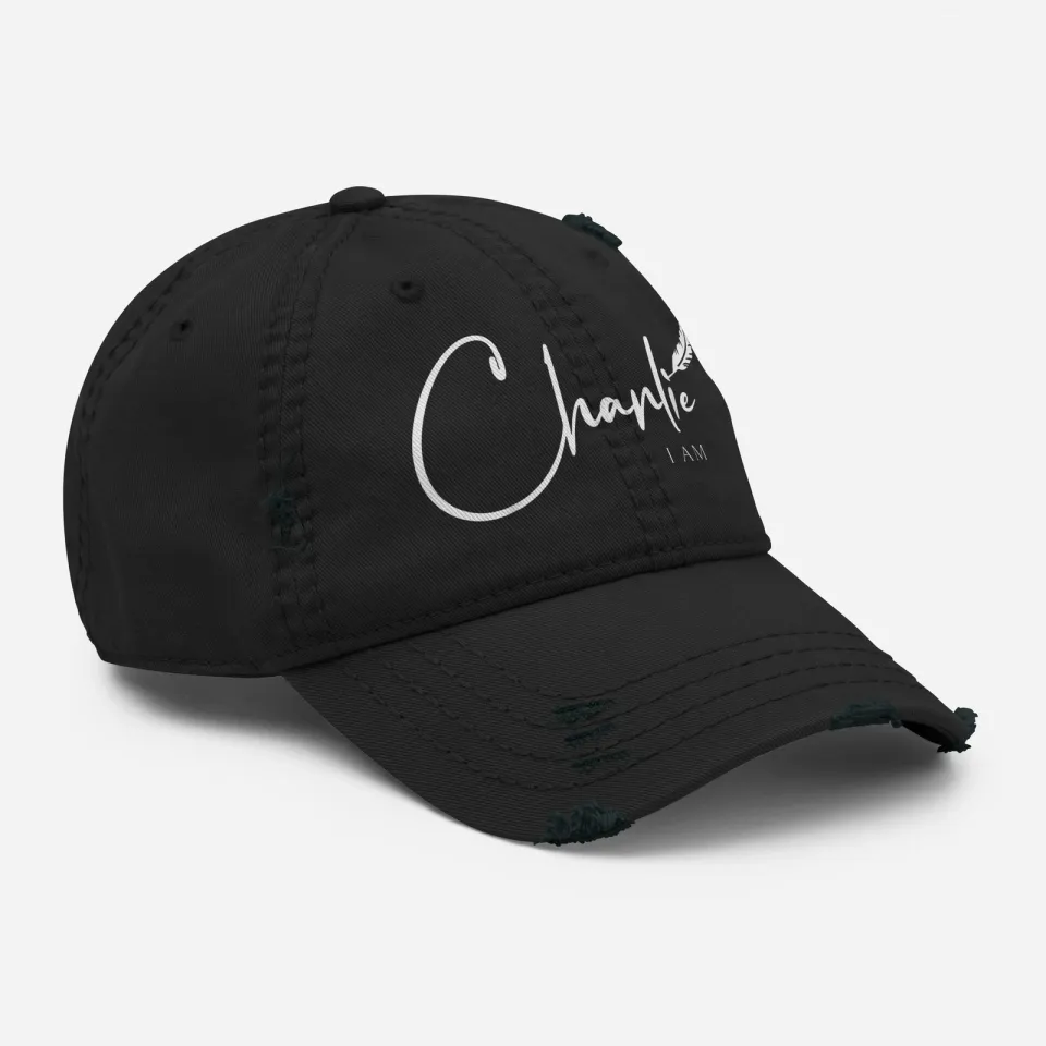 Charlie Kirk freedom Hat Unisex Distressed Cap