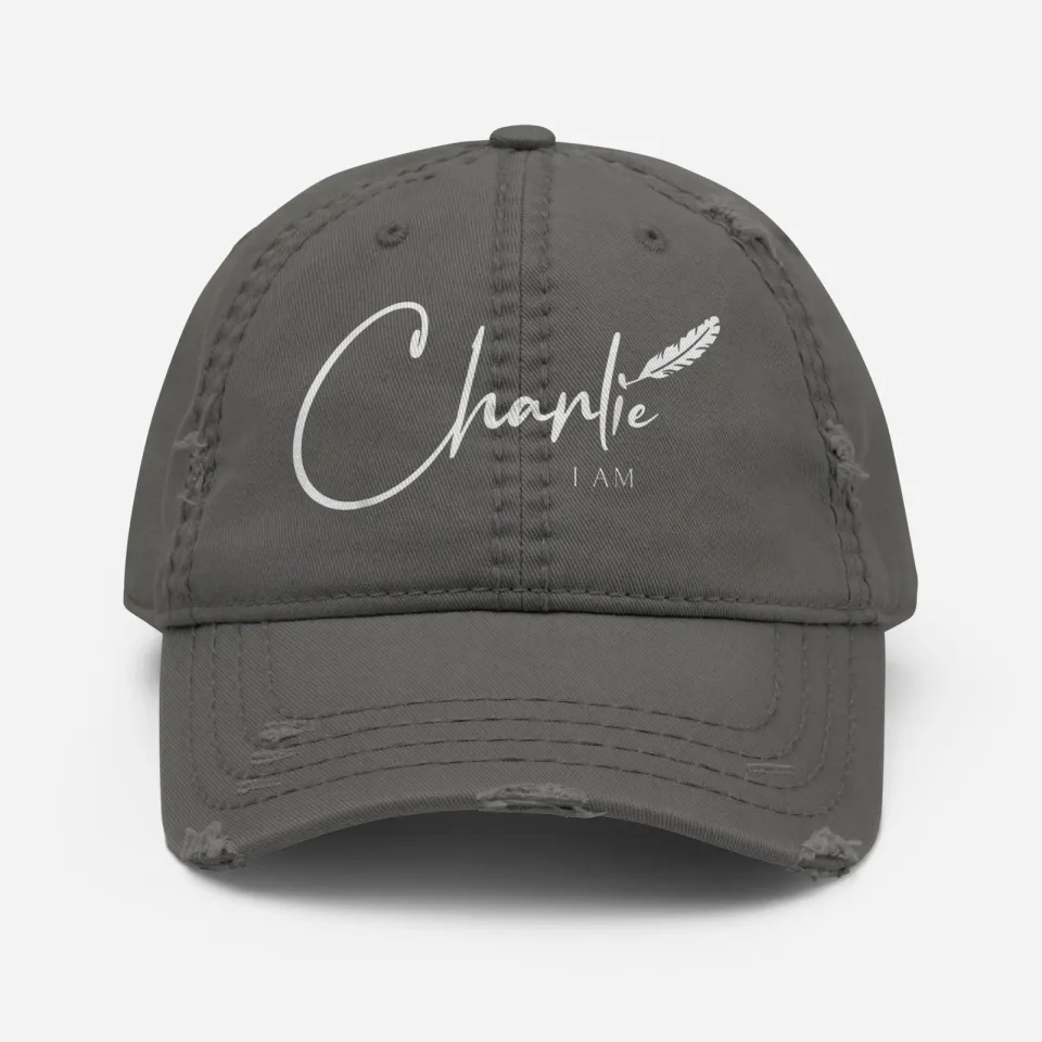 Charlie Kirk freedom Hat Unisex Distressed Cap
