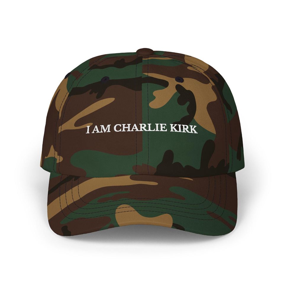 Embroidered I am Charlie Kirk Dad Cap, Patriotic Hat for Him or Her, Charlie Kirk Tribute Hat, Legacy Hat, USA Hat, Conservative Gift
