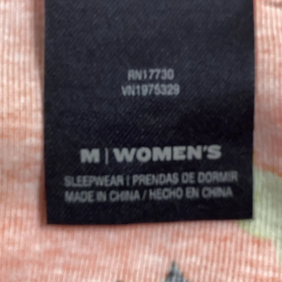 Hyde & Eek Boutique Size M Womens Halloween Pajamas/Orange, Black &amp