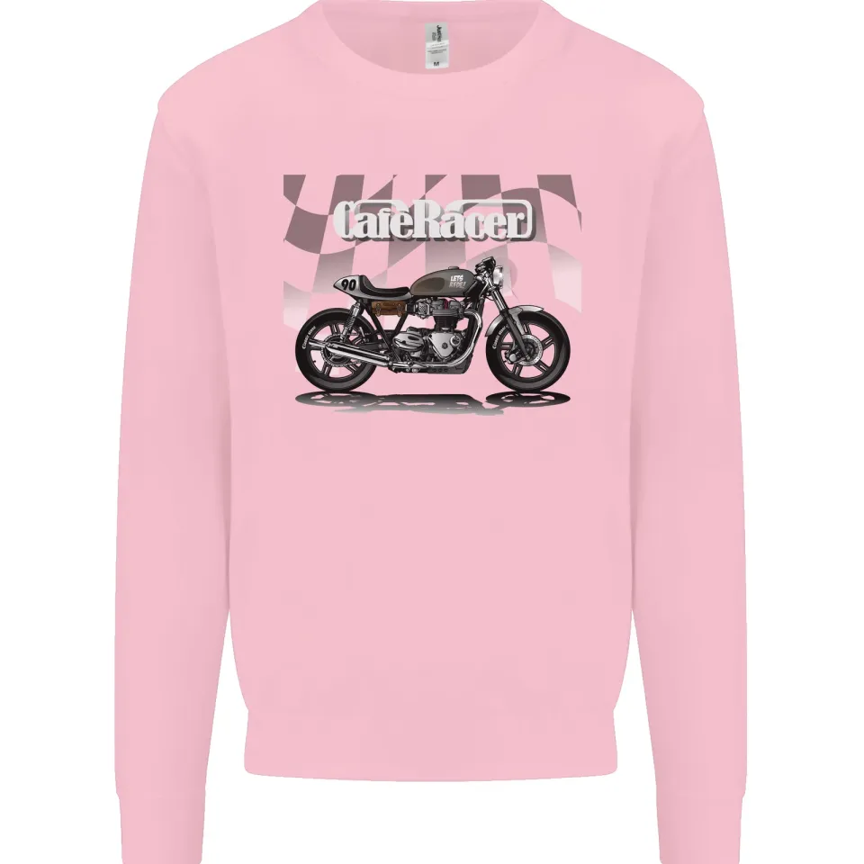 Cafe Racer Motorcycle Biker Men's Sweatshirt