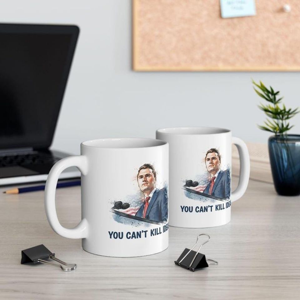 Charlie Kirk Coffee Mug America First Patriot Gift - 11oz 15oz