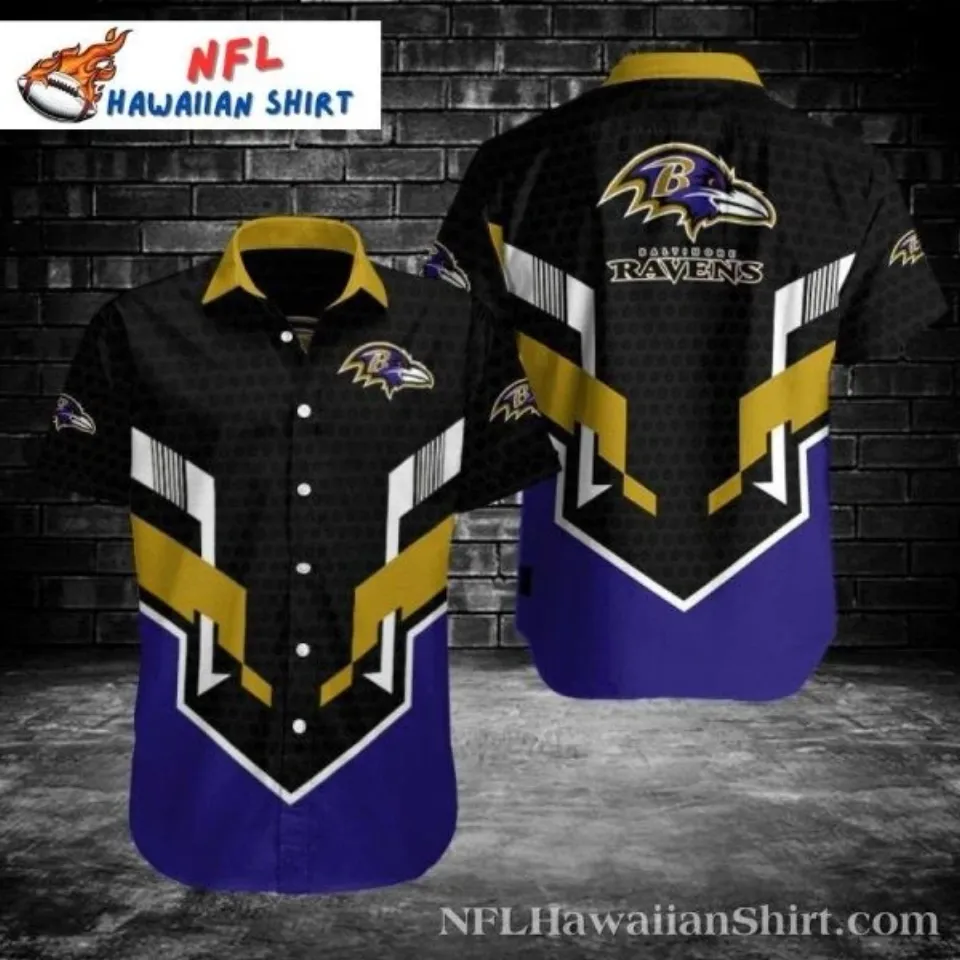 Baltimore Football Command – Military-Inspired Hawaiian Baltimore Ravens Shirt