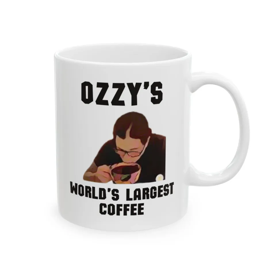 Ozzy Osbourne World's Largest Coffee Novelty 11oz Mug