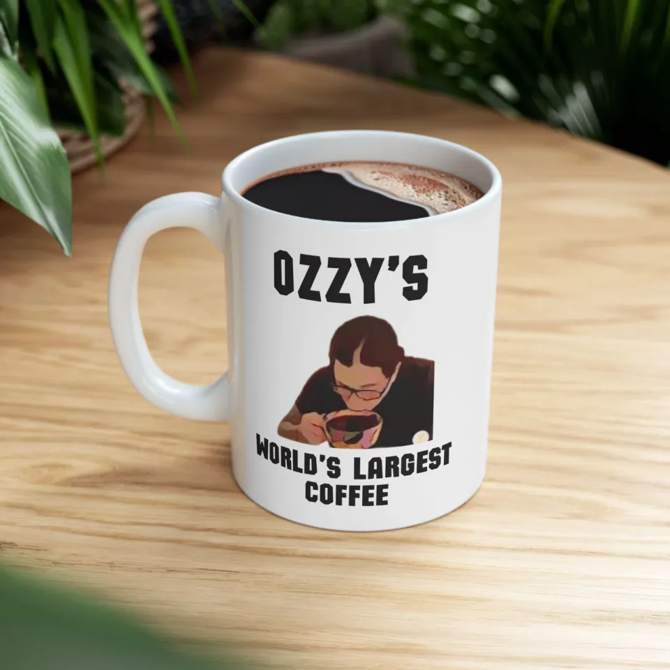 Ozzy Osbourne World's Largest Coffee Novelty 11oz Mug