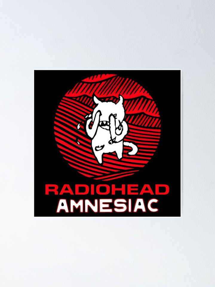 Radiohead Poster Music Band Wall Print Bedroom Decoration