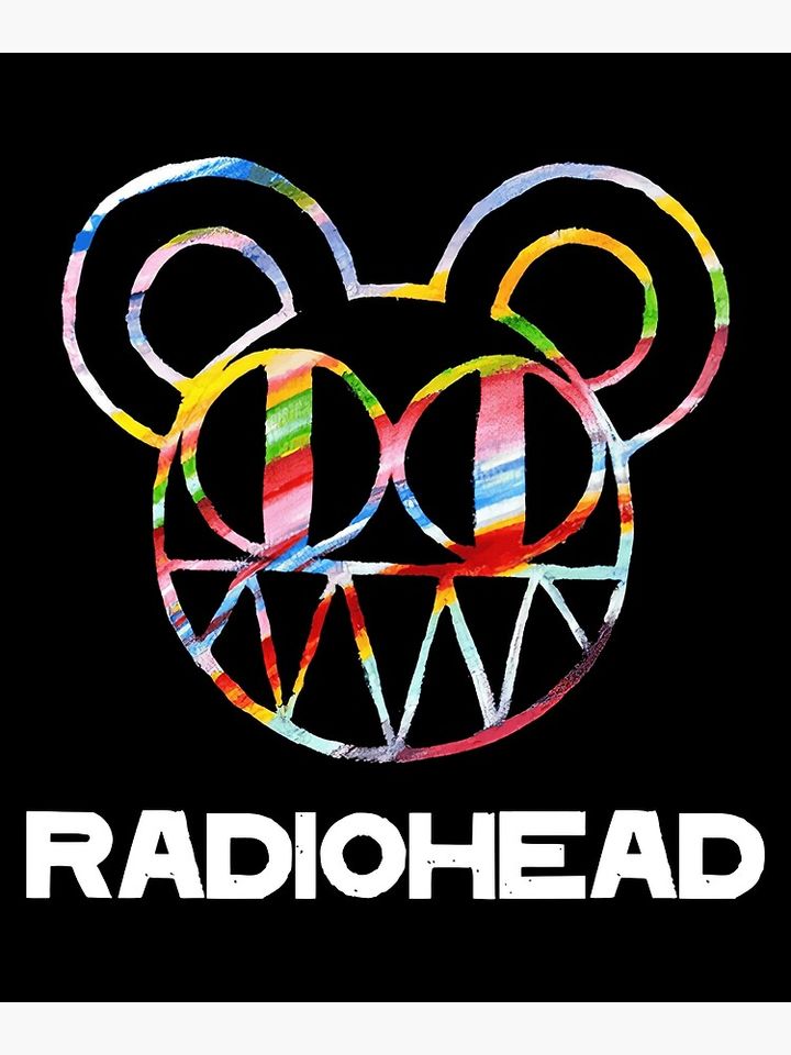 Radiohead Poster Stylish Graphic Rock Art