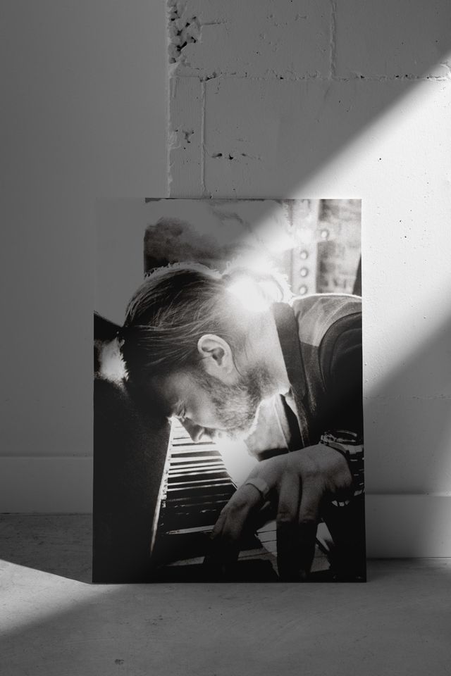 Thom Yorke Poster: Radiohead Frontman, Black and White Music Art