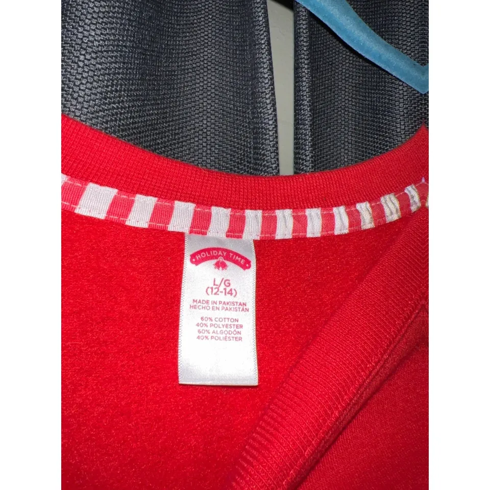 Ugly Christmas Sweater Sweatshirt Xmas Size Large