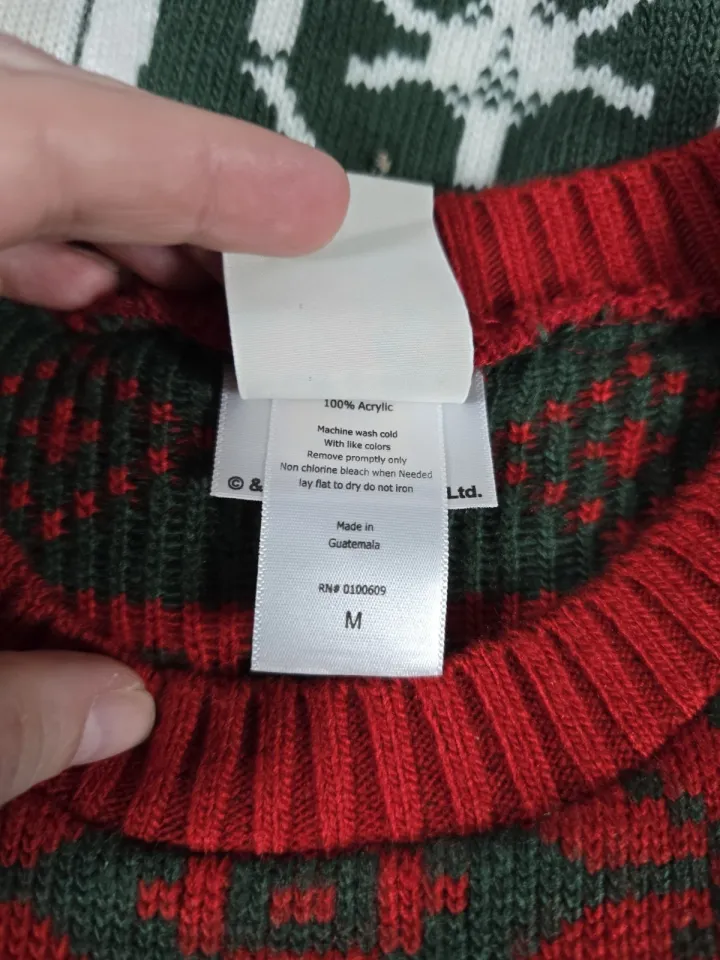 Junk Food Star Wars Storm Trooper Ugly Christmas Sweater Size Medium EUC