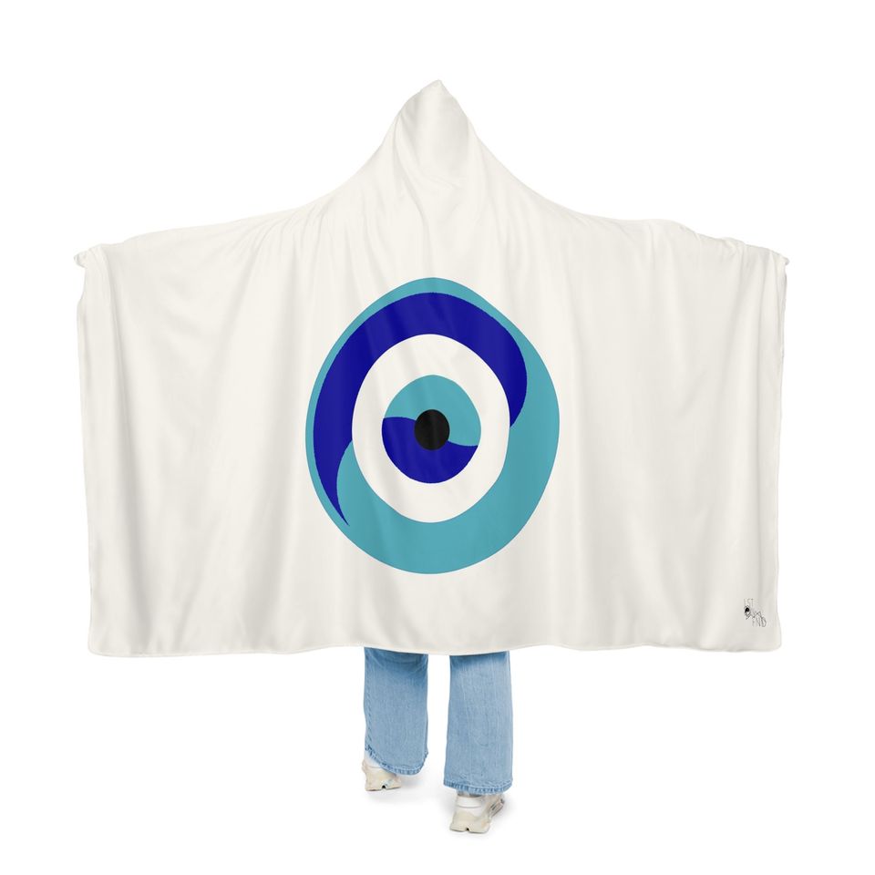 Eye Swirl Hooded Snuggle Blanket